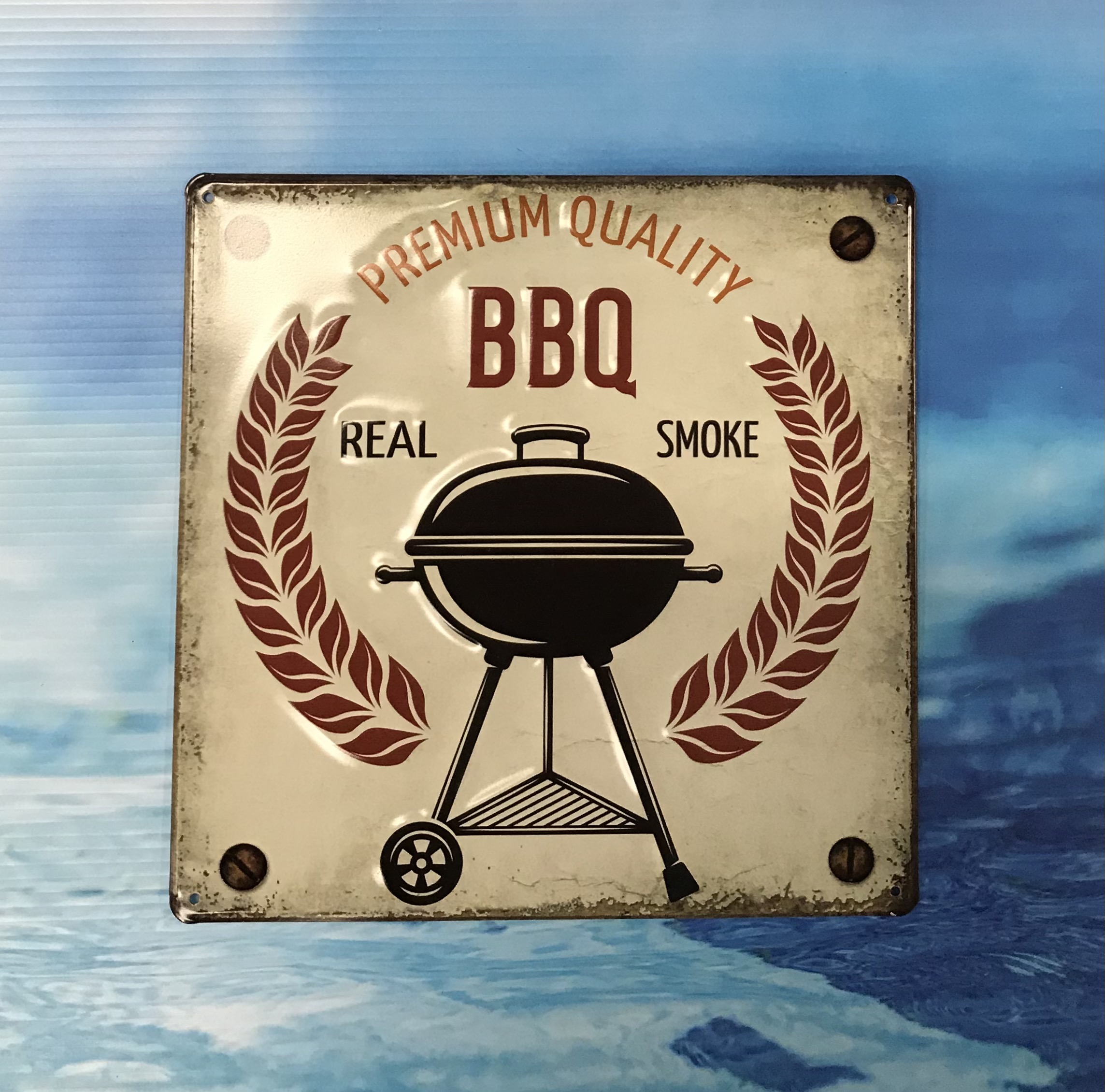 BBQ METAL SIGN