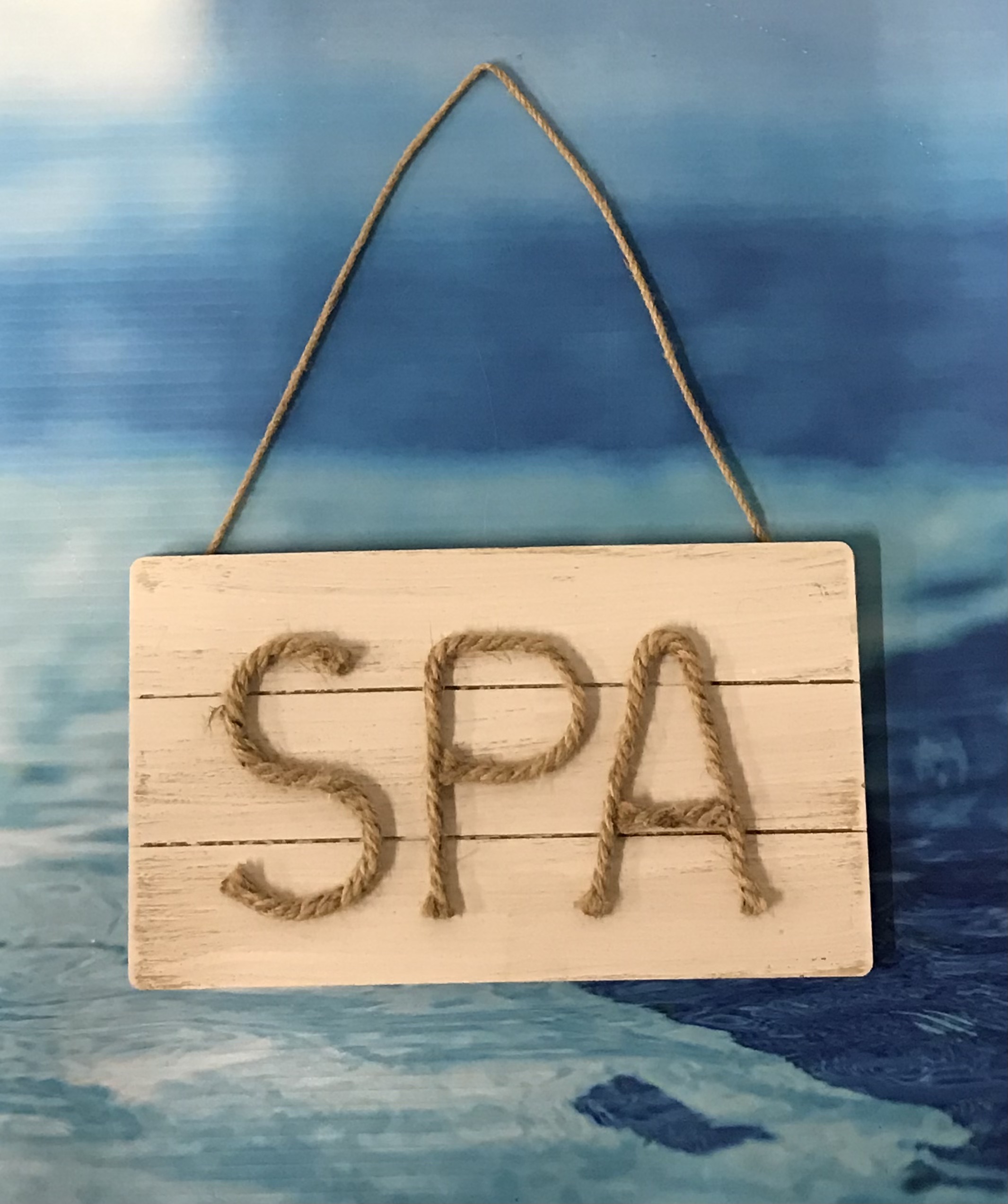 SPA HANGING WALL SIGN