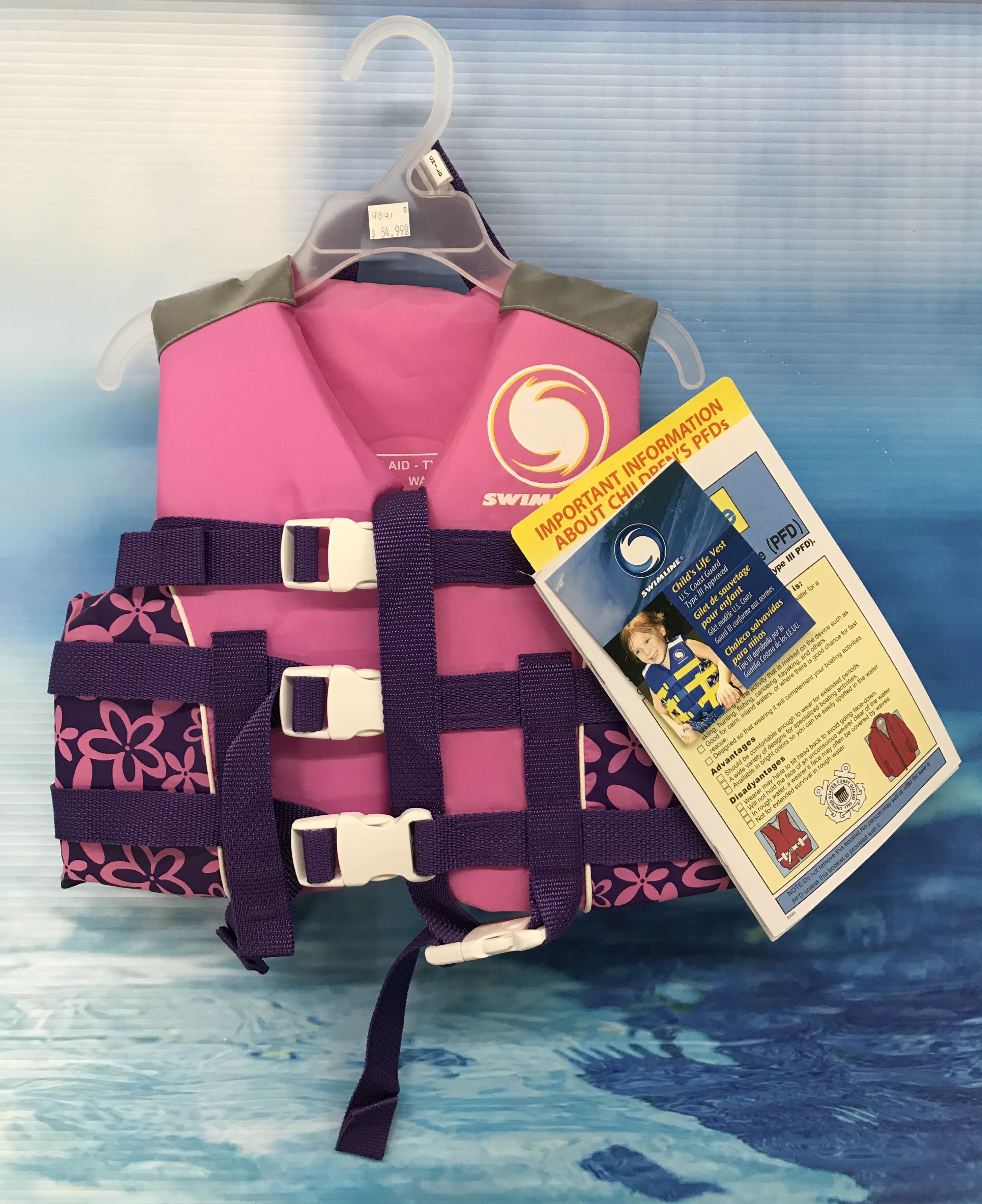 LIFE JACKET 30-60LBS COAST GUARD APPROVED PFD