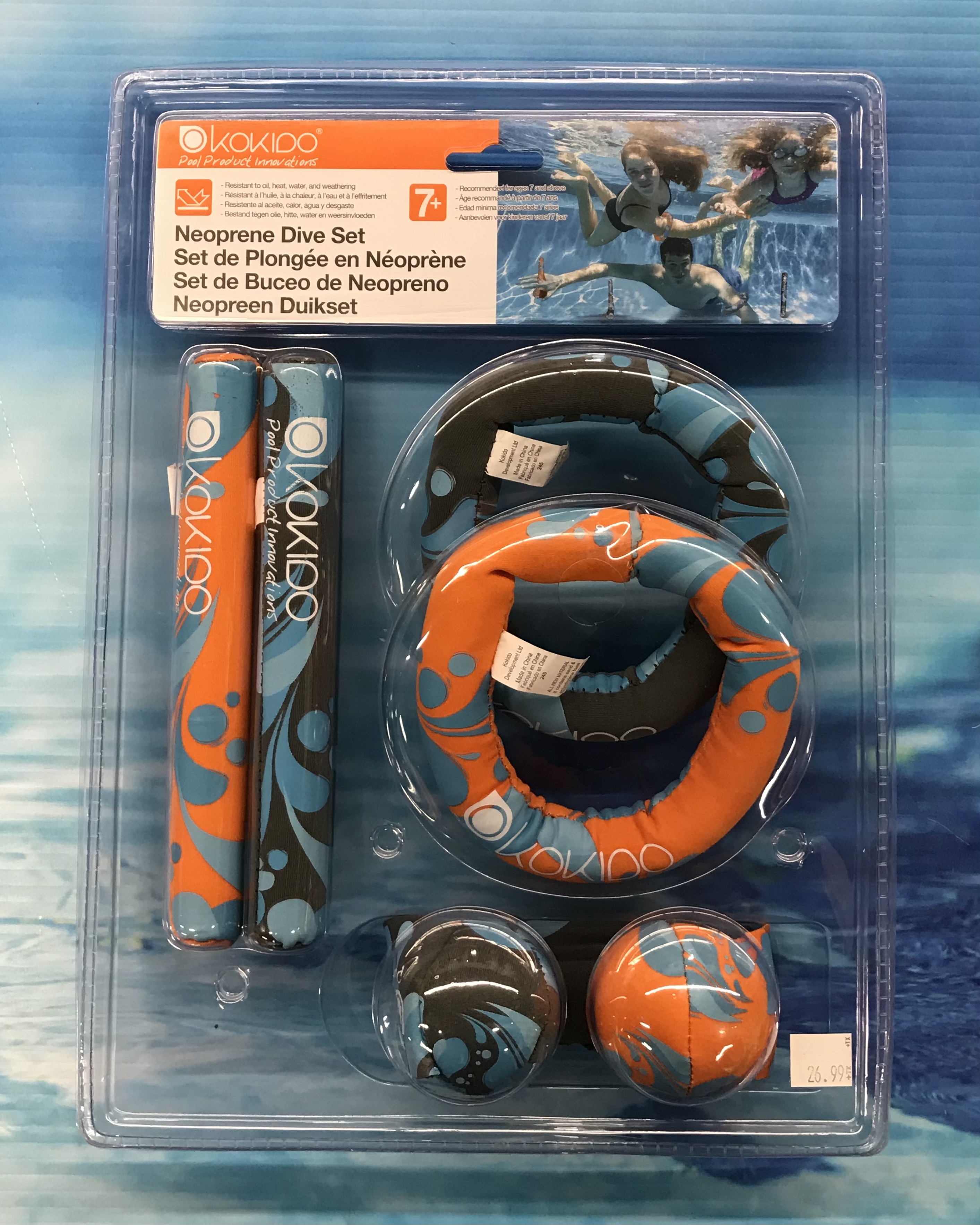 NEOPRENE DIVE STREAMERS + STICKS +RINGS